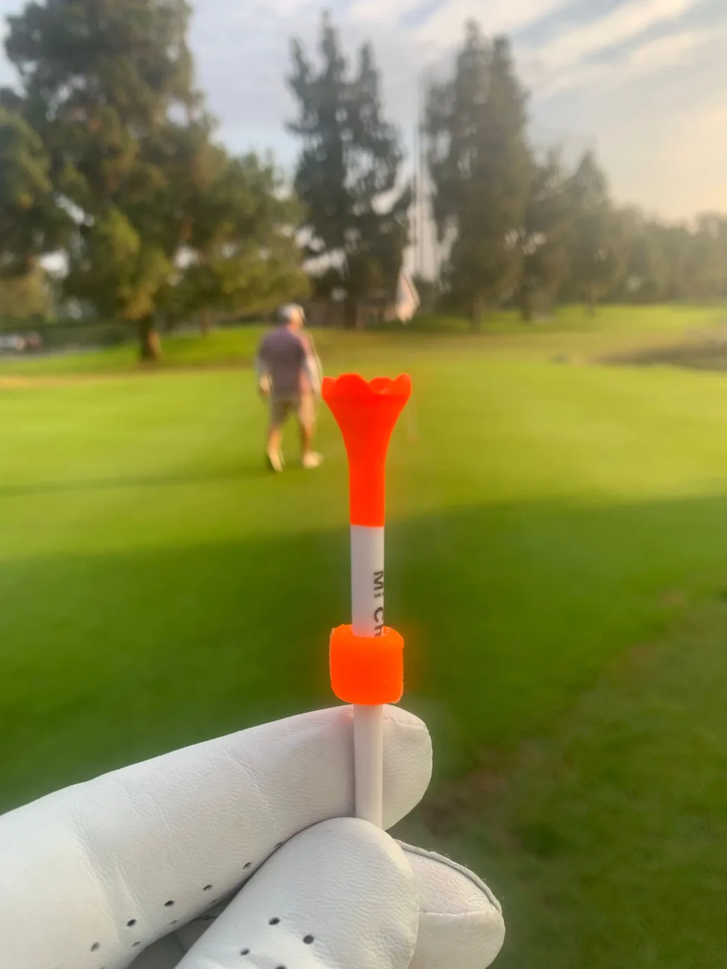 Golfista con tees VIKTEE